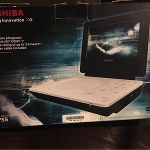 Toshiba new in box portable DVD player SDP75S